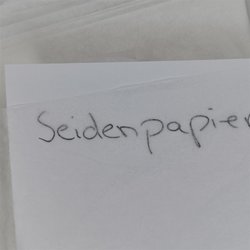 Seidenpapier abgepackt 5 Bögen