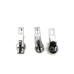 Automatik-Zipper silber 5mm