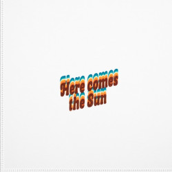 Panel Jersey "Here comes the sun" (100x150)